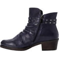 thumbnail image 3 of Women's Propet Roxie Slouch Bootie Navy Sheep Leather 7 D, 3 of 5