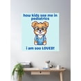 thumbnail image 2 of I’M Not Just A Pediatric Nurse – I’M The Cutest Pup In Their Eyes! Poster Wall Art, Modern Wall Decor, 24x24 UNFRAMED, 2 of 3