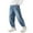Blue, variant on High Waisted Jeans for Boys Fashion Casual Baggy Wide Leg Denim Pants with Pocket Boys Clothes Size 5-15