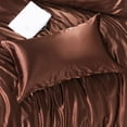 thumbnail image 1 of XYAIYT Reversible Silk Sateen Pillowcase Beauty Cooler Anti Pilling Breathable First Class Quality For Hair And Skin(Coffee), 1 of 6