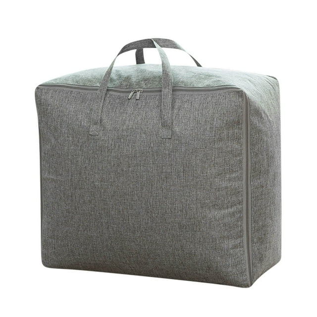 Yhmxh Grands Sacs de Rangement Réutilisables avec Poignées et Fermetures Éclair Solides, Sac de Déménagement Lavable Robuste, Organisateur de Garde-Robe et sous le Lit pour Literie, Organisation et Rangement de Couvertures Décoration Intérieure