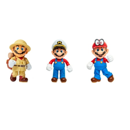 Nintendo Super Mario Odyssey Action Figure Set, 3 Pieces