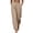Beige women wide leg trousers with pockets a1, variant on Women's Wide Leg High Waisted Trousers with Pockets Solid Elegant Office Long Pants Work Trousers Casual Dressy Trousers for Women, Brown M