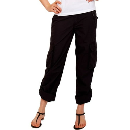 Norma Kamali - Women's Convertible Roll-Cuff Cargo Pants