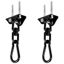 OKYMOTOR 2Pcs Swing Hangers,1000 LB Heavy Duty 304 Stainless Steel Swing Hardware 360° Swivel Swing Hook for Yoga Swing Hammock Chair