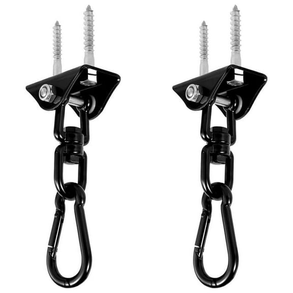 OKYMOTOR 2Pcs Swing Hangers,1000 LB Heavy Duty 304 Stainless Steel Swing Hardware 360° Swivel Swing Hook for Yoga Swing Hammock Chair