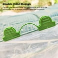 thumbnail image 3 of Double Head 40pcs Greenhouse Clamps, Durable PP Fixed Clips, Convenient Plant Stakes, Netting Hoop Row Cover, For Home Garden Season Plant Extension Support, 3 of 8