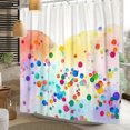 thumbnail image 2 of Tchckioa Rainbow Blending Shower Curtain,72x78 Inch Waterproof Hooks Bath Curtain for Bathroom, 2 of 6