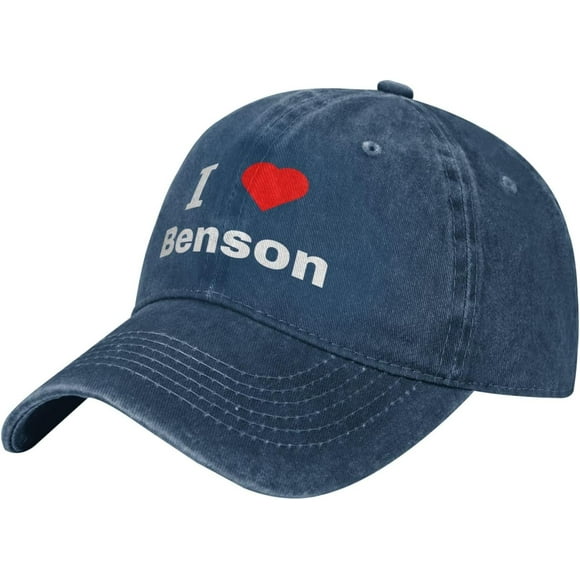 I Love Benson Baseball Cap for Men Women Adjustable Vintage Washed Golf Dad Hat 100% Cotton Hats
