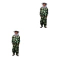 thumbnail image 2 of Guardoinrt Aired Beekeeping Suit Lightweight And Universal For Effective Protection Ventilated Jacket For Beekeeper Easy To green camo XL 2Set, 2 of 6