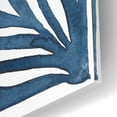 thumbnail image 3 of Epic Art 'Blue Stylized Leaf I' by Regina Moore, Acrylic Glass Wall Art, 12"x16", 3 of 8