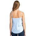 thumbnail image 2 of Fishers Finery Womens 100% Mulberry Silk V-Neck Spaghetti Strap Cami (Blue, XL), 2 of 6
