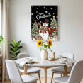 thumbnail image 4 of Canvas Wall Art, Black Christmas Snowman Framed Canvas Prints for Living Room Office, Xmas Tree Snowflake Botanical Gallery Wrapped Wall Decor for Home Office, Gifts, 24"x32" Ship Next Day, 4 of 5
