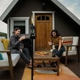 thumbnail image 3 of TIKI Hunter 64.5" Metal Outdoor Torches, 2-Pack – Weather-Resistant, Refillable Decorative TIKI Torches for Patio, Backyard, Garden & Landscape Lighting, Black, 3 of 7