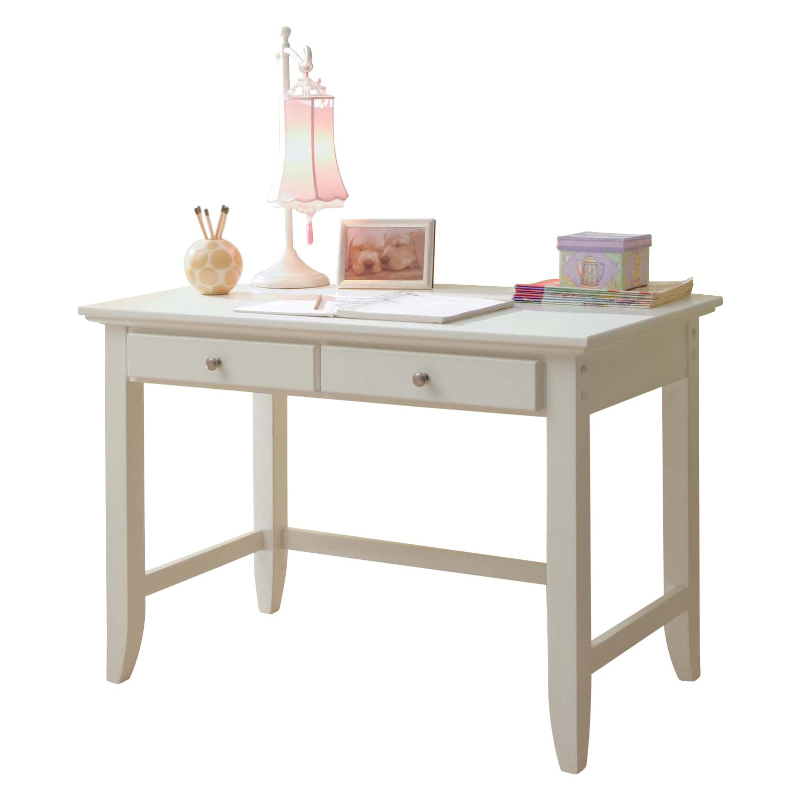 Home Styles Naples Student Desk - White - Walmart.com ...