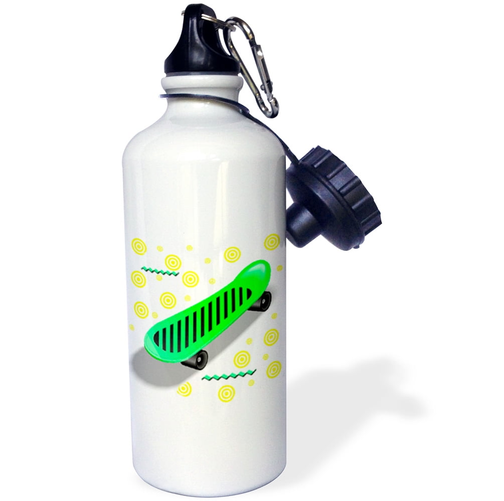 3dRose Skateboard, Sports Water Bottle, 21oz by 3dRose