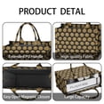 thumbnail image 4 of Large Capacity Tote Bag,Black Yellow Sunflower Pattern Handbag Fashion Luxury Tote Bag,15.7"x13"x 5.1" Inches,Laptop Compatible, 4 of 6