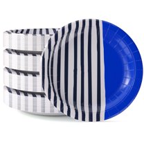 Amscan Zebra Paper Plates Disposable Heavy Duty 7 Inch Black and White Animal Print Plates for Party 96 Pcs 350 GSM Paper Plates, Birthday Supplies