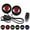 Plane, variant on Demon Eye Headlights, 2026 New Demon Eyes Night LED Headlight Kit Pair, 6 Mode Remote Control, Universal, Demons Eye LED Headlights Kit for Car SUV Motorcycle