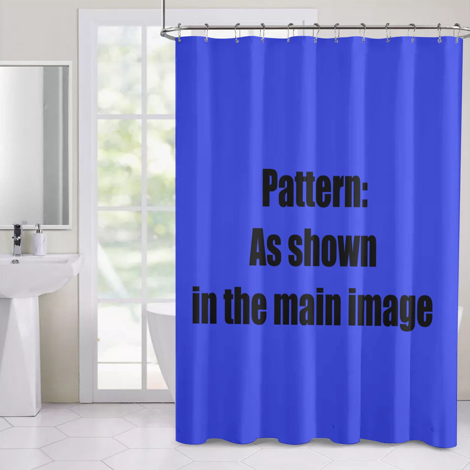 Lheaggik Cartoon Game Brother 4 Pcs Bathroom Sets with Shower Curtain and Rugs, Waterproof Polyester Shower Curtain Sets with Hooks
