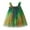 Green, variant on TOOYOU Girls Dresses Toddler Sleeveless Star Moon Tie Dye Tulle Holiday Party Dress Up Dress Dance Party Princess Dresses Sweet Girl Casual Fashion Sundress ,Size 2-3 Years , Blue