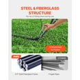 thumbnail image 3 of VEVOR Portable Soccer Goal, 12x6 ft Adults Kids Backyard Soccer Net, Large Practice Soccer Net, Steel Fiberglass Structure Training Goal Set, All-Weather Outdoor Soccer Goals with Carry Bag, Orange, 3 of 9