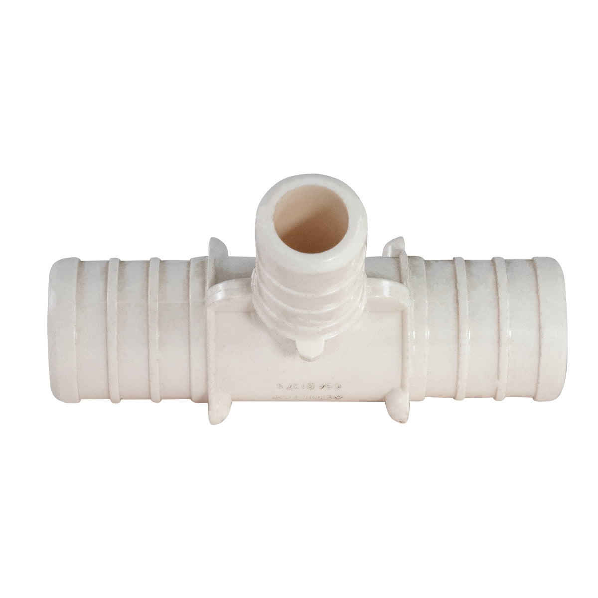 Supply Giant 5-3410PPRT Plastic PEX Poly Alloy Reducing Tee Barb Pipe Fitting 1 x 1 x 3/4 Inches Pack of 5