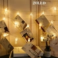 thumbnail image 7 of LED Photo Clip Copper String Lights,33ft 80 LED Starry Fairy Warm White Lights Battery Powered for Hang Pictures Cards Bedroom Wall Decorations, 7 of 7