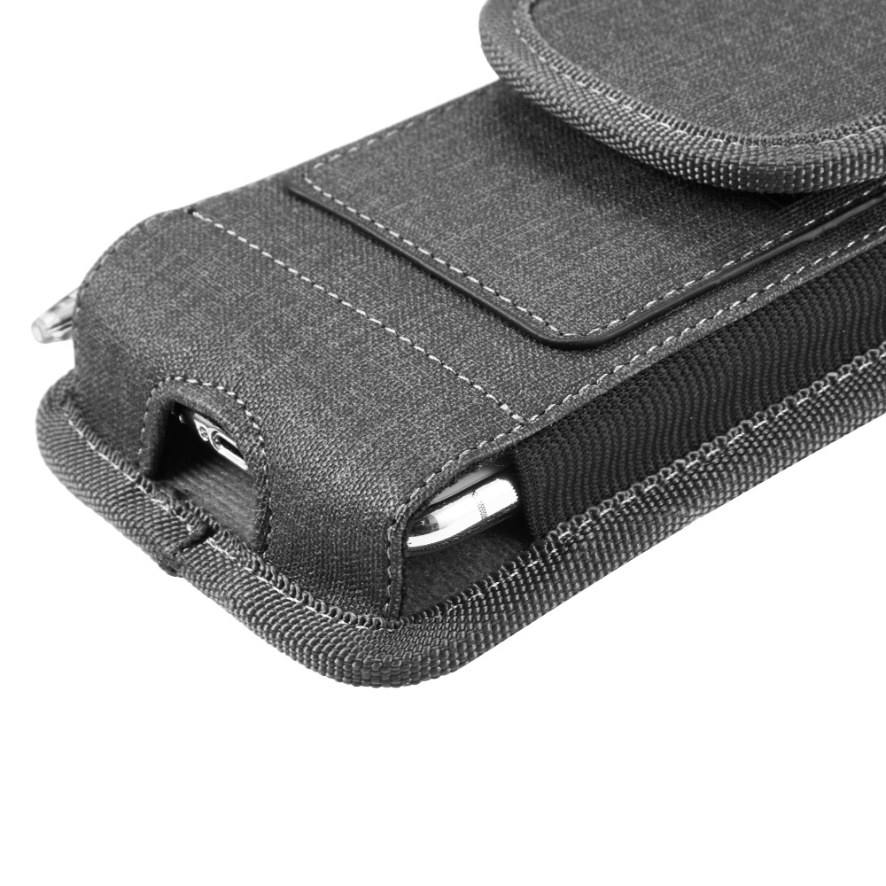 Universl Nylon 6.75 X 3.75 X 0.75 inch Vertical Cell Phone BeltLoop Holster Case