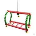 thumbnail image 1 of 2 Piezas Pájaros Loros Perca Periquitos Jaula Escalera Juguetes Para Grandes Pájaros Guacamayos jinwen Escalera colgante para jaula de loros, 1 of 8