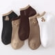 thumbnail image 1 of Calcetines cortos de mujer, calcetines de verano finos japoneses lindos Joker, calcetines bajos para estudiantes, calcetines de barco, calcetines de oso poco profundos, 1 of 5
