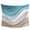 Turquoise, variant on Blue Brown Small Tapestry for Bedroom Wall Hanging Tapestry,Gradient Geometric White Water Stripes Modern Ceiling Backdrop Tapestries Poster Blanket Wall Decor for Teens Room Living Room 23" x 28"