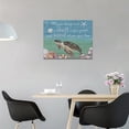 thumbnail image 4 of Sea Turtle Bathroom Wall Art Turtle Shell Pictures Ocean Wall Decor Nautical Canvas Prints Framed Modern Home Artwork for Bedroom Bathroom Living Room 16"x12", 4 of 6