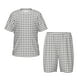 thumbnail image 1 of Fotbe Airplane Pijama Estampada de 2 Piezas para Niños – Ropa de Dormir de Manga Corta Cómoda para Niños y Niñas, Camiseta y Shorts de Algodón-Large, 1 of 6