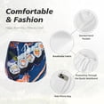 thumbnail image 4 of Balery Colorful Sushi Food Art Pantalones cortos deportivos para mujer con forro y dos bolsillos, elásticos, para entrenamiento, gimnasio, yoga-XX-Large, 4 of 7