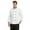 White With Black, variant on Toptie Unisex Classic Long Sleeve Button Chef Coat-black with red-L