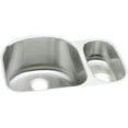 thumbnail image 2 of Elkay ELUH272010RDBG Lustertone Undermount 26-3/4 in. x 20 in. Double Bowl Sink Kit (Stainless Steel), 2 of 14