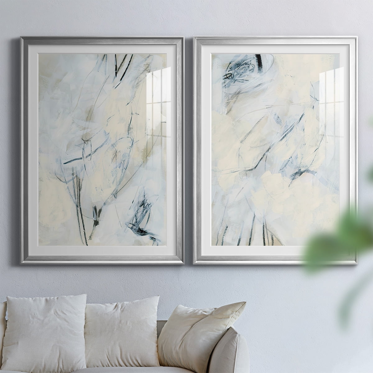 Wexford Home Liminal Space I Premium Framed Print, 22.5" x 30.5" - Ready to Hang, Silver (Set of 2)