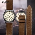 thumbnail image 4 of Correa de reloj para reloj Timex de piel de vaca para hombre, serie T49905, T49963 y T49953, correa de reloj para hombre de piel de vaca, no lisa, color marrón, 20 mm, 4 of 5