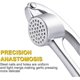 thumbnail image 2 of Garlic Press - Trongle Garlic Crusher with Easy Peeler, Thick and Durable Heavy Duty Zinc Alloy and Easy Squeeze Handles for Home, Kitchen and Home., 2 of 5