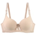 thumbnail image 2 of EaskTriop Underwire Bras for Women Full Coverage T-Shirt Bra Seamless Smoothing Comfort Padded Supportive Everyday Push Up Bra, 2 of 6