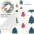 thumbnail image 2 of SKYSONIC Christmas Dish Drying Mat for Kitchen Counter,Snowflake Santa Xmas Tree Ultra Absorbent Reversible Microfiber Dishes Drying Rack Pad Heat-resistant Mats 16x18in, 2 of 7