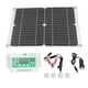 thumbnail image 2 of Kit de panel solar de silicio monocristalino flexible de 40 W y 18 V con controlador de carga solar de 20 A, perfecto para uso en exteriores, 2 of 10