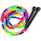 thumbnail image 1 of Cuerda de saltar deportiva tipo perlas con diseño arcoíris, 7 pies (2.13 m), segmentos de plástico irrompibles para mayor velocidad y diversión, ideal para niños, escuelas y parques, 1 of 4