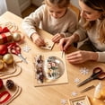 thumbnail image 4 of Cififendec Christmas Pearl Beaded Art Painting Kit, 7.91", Premium Christmas Winter Scene Framed Canvas for Sideboard Tabletop Presenting, 4 of 6