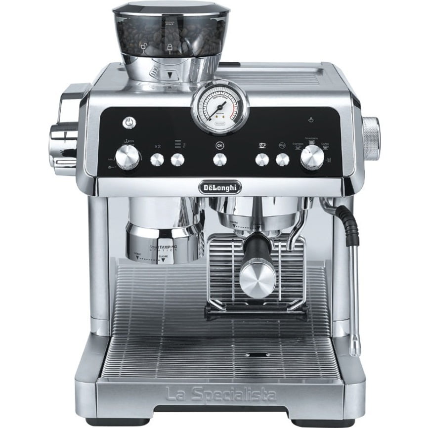 Chromed Finish Delonghi EC9335M 1450W La Specialista Manual Coffee Machine
