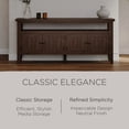 thumbnail image 2 of Open Box Maven Lane Turner Wooden Media Unit in Antiqued Brown Finish, 2 of 6