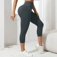 thumbnail image 7 of Gym Leggings for Women Lifting High Waist Seamless Yoga Pants Resistance Band Legging Cellumove 3D Compression Shaping Pants Grey, Size L, 7 of 7