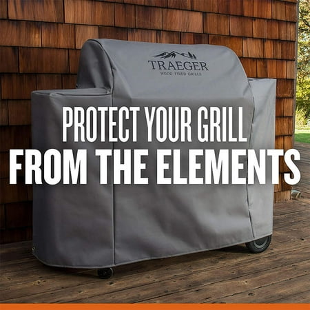 Traeger Grills - Full-Length Grill Cover for Ironwood 885 - Black