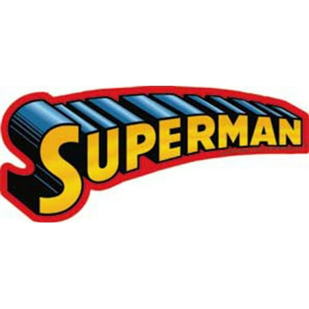 Licenses Products DC Comics Superman Text Logo Sticker | Walmart Canada
